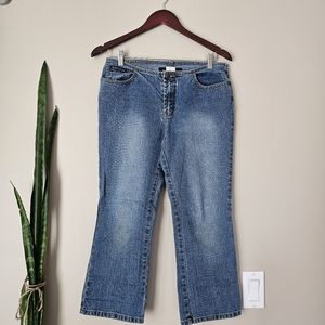 MARY K & Co | Midwash Lowrise Vintage Crop Denim Jeans